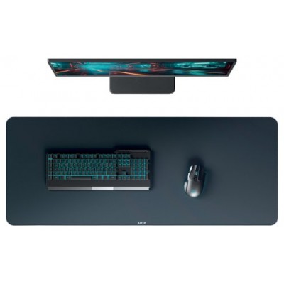 ALFOMBRILLA DE SOBREMESA XL 100 X 40 CM, GRIS TERCIOPELO LEITZ 53840089 (Espera 4 dias)