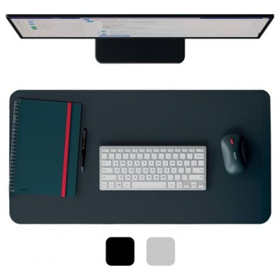 ALFOMBRILLA DE SOBREMESA RECICLADA DE PIEL 70 X 36 CM COLOR GRIS OSCURO LEITZ 53850089 (Espera 4 dias)