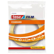 CINTA ADHESIVA STANDARD 15MM.X66M.EN BOLSITA TRANSPARENTE TESA 57382-00001-02 (MIN10) (Espera 4 dias)