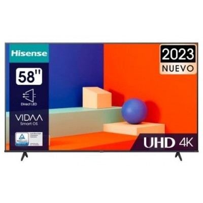 TELEVISIÃ“N DLED 58  HISENSE 58A6K SMART TELEVISIÃ“N UHD