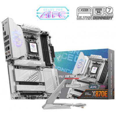 MSI MPG X870E EDGE TI WIFI placa base AMD X870E Zócalo AM5 ATX (Espera 4 dias)