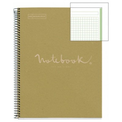 CUADERNO 100% RECICLADO NB-1 A4 80HOJAS ECOVERDE EMOTIONS MR MIQUELRIUS 6091 (Espera 4 dias)