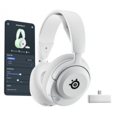 Steelseries Arctis Nova 5X Wireless Auriculares Inalámbrico Diadema Juego USB Tipo C Bluetooth Blanco (Espera 4 dias)