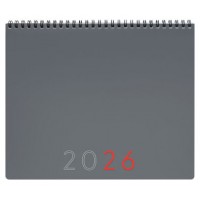 PLANIFICADOR 2026 MES VERTICAL+NOTAS 250X200MM GRIS INTERNACIONAL FINOCAM 625505026 (Espera 4 dias)
