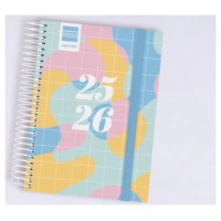 AGENDA ESCOLAR 2025-2026 SECUNDARIA 8º 120X164 SEMANA VISTA HORIZONTAL ART+ FINOCAM 634224826 (Espera 4 dias)