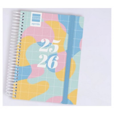 AGENDA ESCOLAR 2025-2026 SECUNDARIA 8º 120X164 SEMANA VISTA HORIZONTAL ART+ FINOCAM 634224826 (Espera 4 dias)
