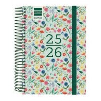 AGENDA ESCOLAR 2025-2026 SECUNDARIA 8º 120X164 1DIA PAGINA FIORI+ FINOCAM 634264926 (Espera 4 dias)
