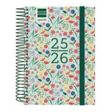 AGENDA ESCOLAR 2025-2026 SECUNDARIA 8º 120X164 1DIA PAGINA FIORI+ FINOCAM 634264926 (Espera 4 dias)