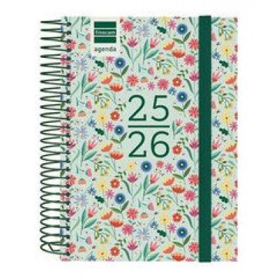 AGENDA ESCOLAR 2025-2026 SECUNDARIA 8º 120X164 1DIA PAGINA FIORI+ FINOCAM 634264926 (Espera 4 dias)