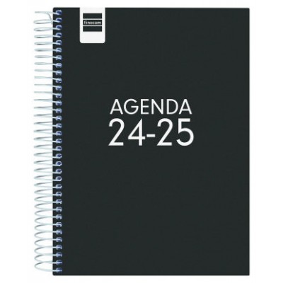 AGENDA ESCOLAR 2024-2025 4º 155X212 1 DÍA PÁGINA COOL NEGRO FINOCAM 645060325 (Espera 4 dias)