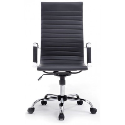 SILLA DE OFICINA EQUIP RESPALDO ALTO COLOR NEGRO