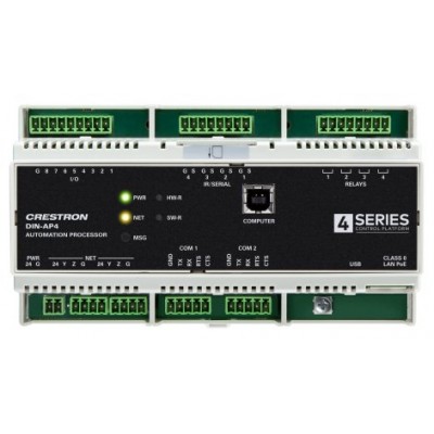 CRESTRON 4-SERIES DIN RAIL CONTROL SYSTEM (DIN-AP4) 6510417 (Espera 4 dias)