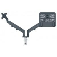 BRAZO DUAL PARA MONITOR Y PORTÁTIL LEITZ ERGO SPACESAVING COLOR  GRIS OSCURO KENSINGTON 65380089 (Espera 4 dias) BRAZO DUAL PARA MONITOR Y PORTÁTIL LEITZ ERGO SPACESAVING COLOR  GRIS OSCURO KENSINGTON 65380089 (Espera 4 dias)