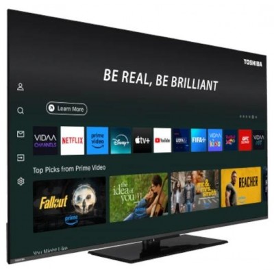 TOSHIBA TV 65" 65QV3F63DG UHD  QLED SMART TV ALLM