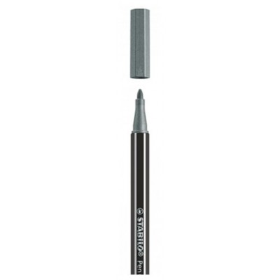 ROTULADOR ACUARELABLE METAL PUNTA MEDIA 1,4MM. PEN 68 PLATA STABILO 68/805 (MIN10) (Espera 4 dias)