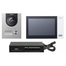 (DHI-KTP01L(S) )DAHUA KIT DE VIDEOPORTERO IP COMPUESTO POR 1X VIDEOPORTERO DHI-VTO2201F-P 1X MONITOR (VTH2421FW-P) 1X SWITCH DH-PFS3005-4ET-36E (Espera 4 dias)