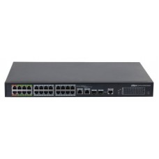 (DH-LR2226-24ET-360-V2) DAHUA SWITCH L2 EPOE GESTIONABLE 24 PUERTOS 10/100 (8 EPOE/EOC + 16 POE) + 2 UPLINK COMBO GIGABIT/SFP (Espera 4 dias)