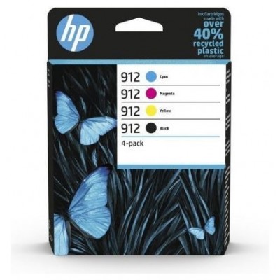 HP OfficeJet Pro 8000 series, Pack 4 cartuchos 912 CMYK