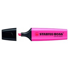 MARCADOR FLUORESCENTE BOSS ORIGINAL TRAZO 2/5MM. ROSA STABILO 70/56 (MIN10) (Espera 4 dias)