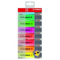 ESTUCHE 8 MARCADORES FLUORESCENTES BOSS TRAZO 2/5MM. SURTIDOS STABILO 70/8 (Espera 4 dias)