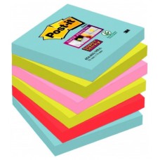 PACK 6 BLOCS 90 HOJAS NOTAS ADHESIVAS 76X76MM SUPER STICKY COLECCIÓN COSMIC 654-6SS-COS POST-IT 7100263206 (Espera 4 dias)