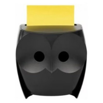 PACK DISPENSADOR Z-NOTES BÚHO NEGRO + 2 BLOCS 45 HOJAS 76X76MM POST-IT SUPER STICKY Z-NOTES OWL-330 SCOTH 7100322315 (Espera 4 dias)