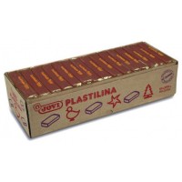 CAJA 15 PASTILLAS PLASTILINA 350 G - MARRÓN JOVI 7209 (Espera 4 dias)