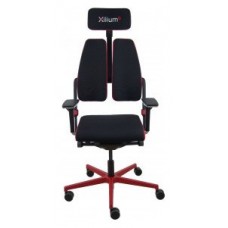 PIQUERAS Y CRESPO NOWY STYL Silla Xilium G Duo traslak X-move roja brazo 4D cabecero 2D