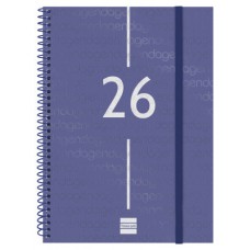 AGENDA 2026 BASIC YEAR E10 155X212MM SEMANA VISTA HORIZONTAL AZUL FINOCAM 741451026 (Espera 4 dias)
