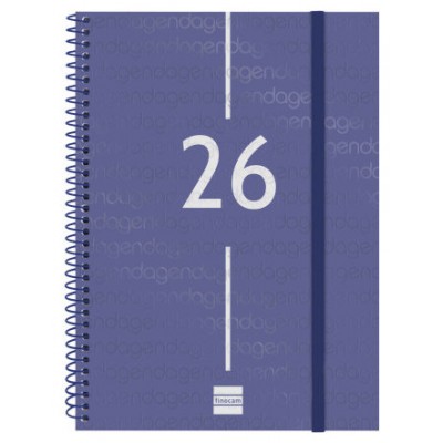AGENDA 2026 BASIC YEAR E10 155X212MM SEMANA VISTA HORIZONTAL AZUL FINOCAM 741451026 (Espera 4 dias)
