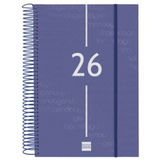 AGENDA 2026 BASIC YEAR E11 165X242MM DIA PAGINA AZUL FINOCAM 742071026 (Espera 4 dias)