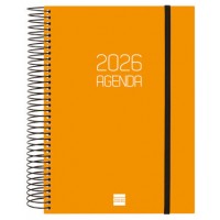 AGENDA 2026 BASIC OPAQUE E10 155X212MM DIA PAGINA NARANJA FINOCAM 742912926 (Espera 4 dias)