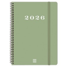 AGENDA 2026 BASIC MY E10 155X212MM SEMANA VISTA HORIZONTAL VERDE FINOCAM 743502026 (Espera 4 dias)