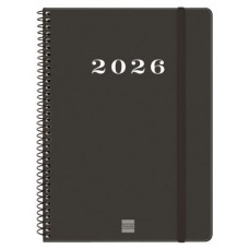 AGENDA 2026 BASIC MY E10 155X212MM SEMANA VISTA HORIZONTAL NEGRO FINOCAM 743506026 (Espera 4 dias)