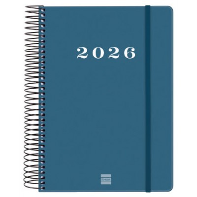 AGENDA 2026 BASIC MY E10 155X212MM DIA PAGINA AZUL FINOCAM 743521026 (Espera 4 dias)