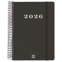AGENDA 2026 BASIC MY E10 155X212MM DIA PAGINA NEGRO FINOCAM 743526026 (Espera 4 dias)