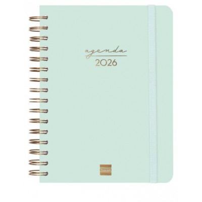 AGENDA 2026 TRENDY ALMA E10 155X212MM DIA PAGINA MENTA FINOCAM 762040326 (Espera 4 dias)