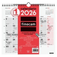 CALENDARIO 2026 NEUTRO PARED ESCRIBIR M 265X245MM FINOCAM 780060026 (Espera 4 dias)
