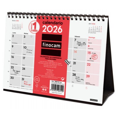 CALENDARIO 2026 SOBREMESA NEUTRO ESCRIBIR S 210X150MM FINOCAM 780100026 (Espera 4 dias)