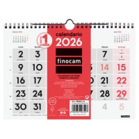 CALENDARIO 2026 NEUTRO PARED NUMEROS GRANDES S 210X150MM FINOCAM 780200026 (Espera 4 dias)