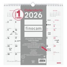 CALENDARIO 2026 PARED TRENDY CHIC ESCRIBIR 300X300MM BLANCO FINOCAM 787007326 (Espera 4 dias)