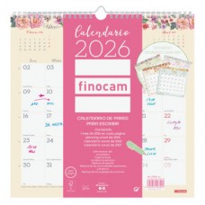 CALENDARIO 2026 PARED TRENDY DESIGN ESCRIBIR 300x300MM FINOCAM 787530126 (Espera 4 dias)