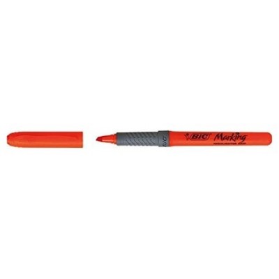 MARCADOR FLUORESCENTE HIGHLIGHTER GRIP TRAZO 1,5-3,3MM. NARANJA BIC 811933 (MIN12) (Espera 4 dias)