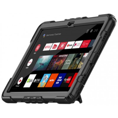 FUNDA TABLET SAMSUNG GALAXY TAB A9+ SHOCKPROOF ROTATING 360º NEGRO JUST IN CASE (Espera 4 dias)