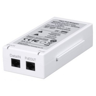 (DH-PFT1200) DAHUA INYECTOR HI-POE (MIDSPAN) 1 PUERTO (Espera 4 dias)