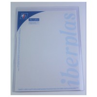 CAJA 50 FUNDAS FORMATO FOLIO "U" PORTADOCUMENTOS  PVC CRISTAL 150 MICRAS IBERPLAS 84Q50 (Espera 4 dias)