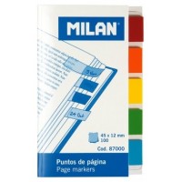 MILAN MARCADORES DE PAGINA 100 PUNTOS 45X12MM 5