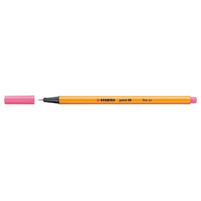 ROTULADOR PUNTA FINA POINT 88 0.4MM ROSA CLARO STABILO 88/29 (MIN10) (Espera 4 dias)