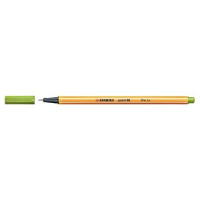 ROTULADOR PUNTA FINA POINT 88 0.4MM VERDE MANZANA STABILO 88/33 (MIN10) (Espera 4 dias)