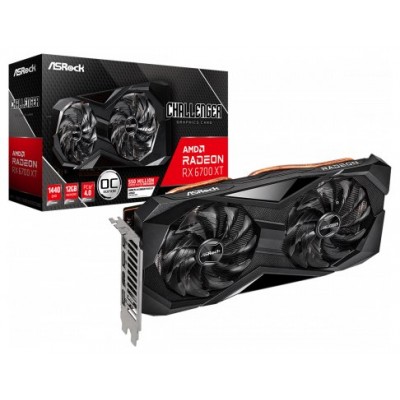 Asrock Challenger Radeon RX 6700 XT D 12GB OC AMD GDDR6 (Espera 4 dias)